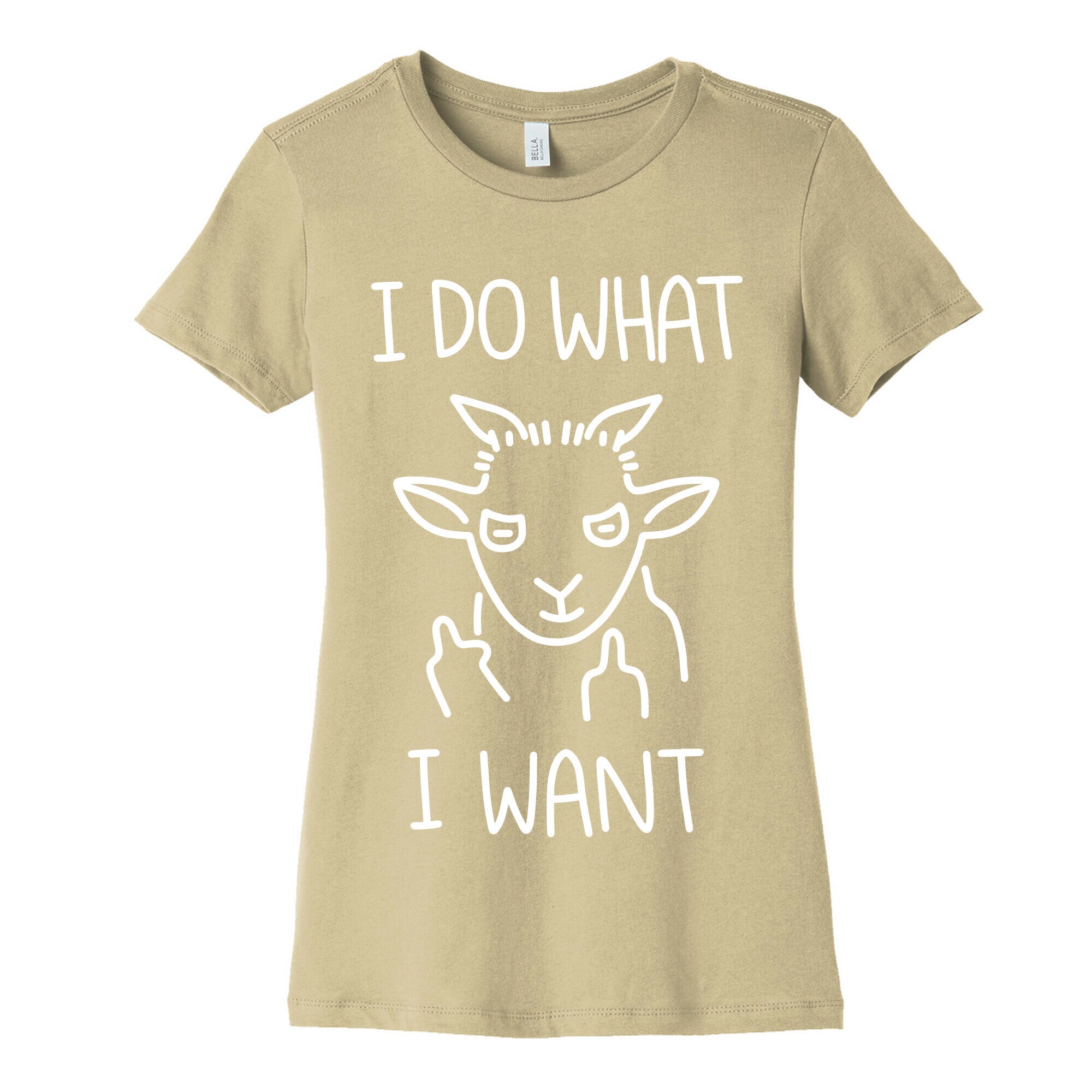 I Do What I Want (Goat) Women's Cotton Tee